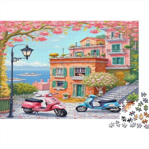 1000 Piece Jigsaw Puzzle For Adults Scooter Tree House Birthday Gift