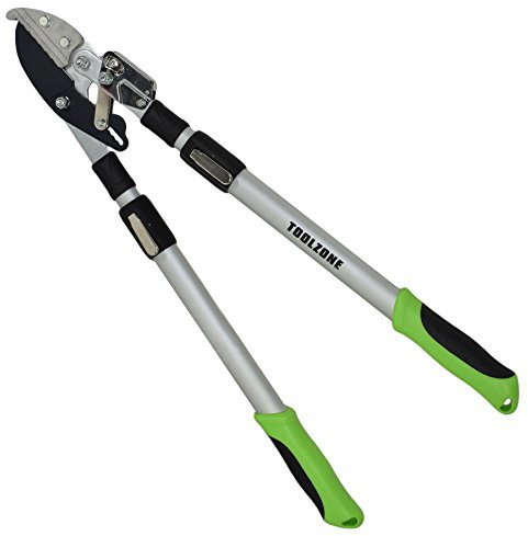 Aluminium Extending Ratchet Lopper Anvil Tree Shrub Cutters Pruners Secateurs