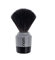 nom - Rasierpinsel - MARTEN Serie - Synthetische Faser Black Fibre - Kunststoff schwarz/grau