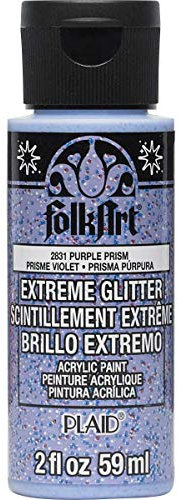 PLAID ENTERPRISES, INC. Extreme GLTTR Paint PRSM, Purple Prism, 2 oz