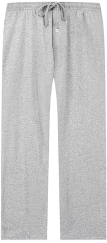 U2SKIIN Men 100% Cotton Pajama Pants Lightweight Soft Bottoms