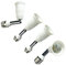 DZYDZR 4pcs Adattatore Portalampada Esteso da E27 a E27 Bianco 14 cm, Rotazione a 360 Gradi e Mantenimento Della Direzione Stabile Per Lampadine a LED（5,5in）