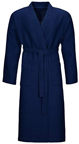 Vossen Damen & Herren Bademantel Wellington-L winternight, s