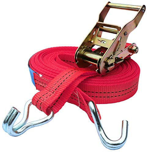 Sangle d'arrimage avec tendeur à cliquet 12 M - 2 tonnes