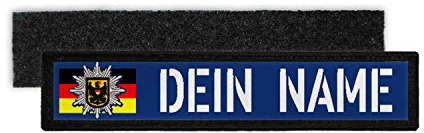 Copytec Patch Namens-Schild BPOL Streifen Uniform Bundes-Polizei Namen #33173