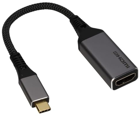 kenable Pro USB-C to HDMI Socket Video Adapter 4K 60Hz UHD Cable 20cm