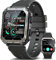 meoonley Smartwatch Herren,Sportuhr mit Telefonfunktion Schrittzähler Pulsmesser Blutsauerstoff SpO2,Wasserdicht IP68 Fitness Uhr mit Schlafmonitor 100+ Sportmodi Armbanduhr für Android iOS
