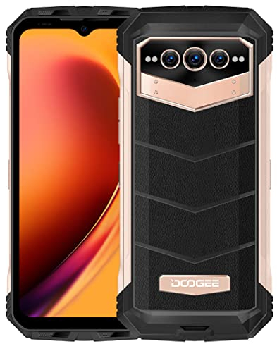 DOOGEE 5G Outdoor Smartphone ohne Vertrag VMAX, 22000mAh Akku, Dimensity 1080 Octa Core 12GB+256GB, 6.58'' 120Hz FHD+, 108MP Triple AI Kamera(20MP Nachtsicht), Android 12 IP68 Handy, NFC Gold