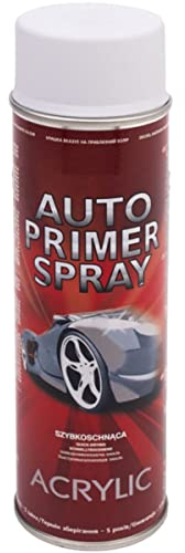 VE-INDUSTRIES Grundierung Spray 500ml Haftgrund Grundierlack Autolack Primer Universal Acryl Rostschutz (Weiss)