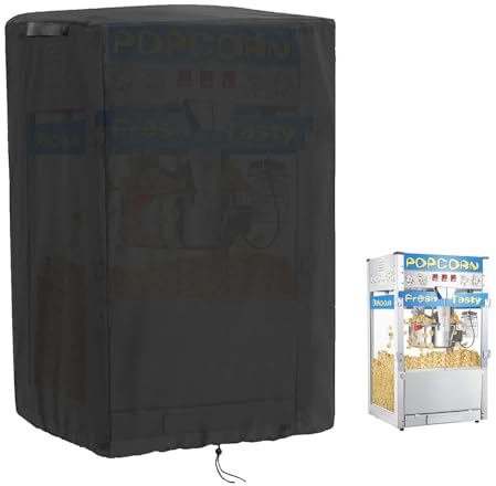 Popcorn Cart Cover,Colewin Weatherproof 420D Popcorn Machine Cart Cover Compatible with Nostalgia