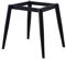 X1NGFU Patas de Mesa Robustas Acero,Patas para Mesa de Comedor de Metal Marco Modern,Marco de La Pata de La Mesa,para Mármol,Vidrio,Parte Superior Madera,Negro,con Tornillos (60x60x72cm)