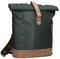 Rolltop-Rucksack Olli O24 Tagesrucksack 15 Liter wasserabweisend strapazierfähig im Canvas-Stil als Schulrucksack & Laptop-Rucksack geeignet für Teenager Damen & Herren (pine)