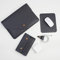 Benfan Laptop Sleeve Compatible With New 15.3 Inch MacBook Air 2023 2024, Surface Laptop 15, Book 13.5, Studio With Small Pouch, Mouse Pad and Cord Holder - Dark Grey