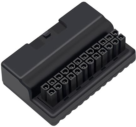 WANSUPYIN Adaptador de extensión de 90 grados macho de 24 pines a 24 pines 2024 Conector L para placa base para placa base ATX