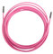PICSIL Cavo di ricambio per corda da salto Cross Training, cavo in acciaio rivestito in PVC, lunghezza 3 m, spessore 2,5 mm, compatibile con altre marche (2,5 mm, rosa)