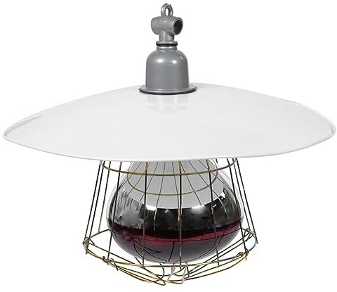 POPETPOP Lampe Chauffante Pour Poulailler, Chauffage Anti-BrûLure Pour BéTail, Facile À Installer, 30x30x25cm, Pour Poulets, Moutons, Chiens, Porcs