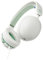 Skullcandy Grom Wired Headphones, Volume-Limiting Audio, Comfortable Over-Ear Fit, Foldable, Designed for Kids 6+, Convenient for Travel with 3.5mm Plug, Built-In Microphone - Bone Seafoam