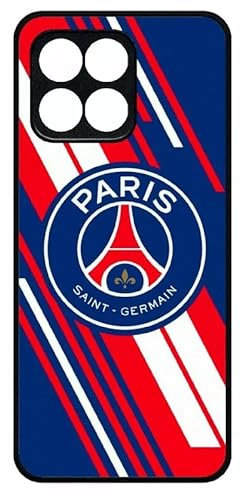 Générique Coque pour Honor x6 - Paris PSG Foot Bleu Blanc Rouge - Silicone - Noir
