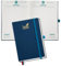 BEZEND Kalender 2025 Tagesplaner A5 1 Tag 1 Seite mit 2 Spalten - Tageskalender 2025 Hardcover mit Monatsregister. Terminplaner & Buchekalender 2025 mit 432 Seiten - Preußisch Blau