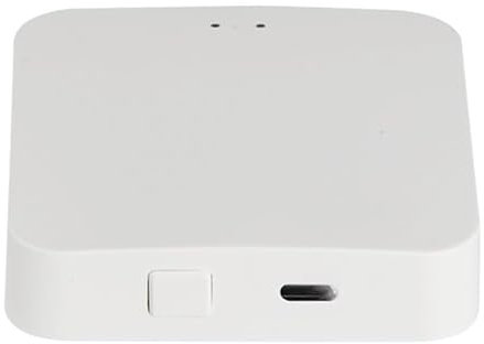 Pasarela Bluetooth/Wi-Fi 2,4 GHz Compatible con Tuya – Soporta hasta 20 Conexiones simultáneas – Entregada con Adaptador de Corriente y Cable USB-C