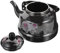 GOOHOCHY Wasserkocher aus Emaille Haushaltsteekanne japanisches Teekessel im Retro-Stil Teekessel für die Küche Herd wasserkocher entkalker kettle Retro- Wasserkessel Black