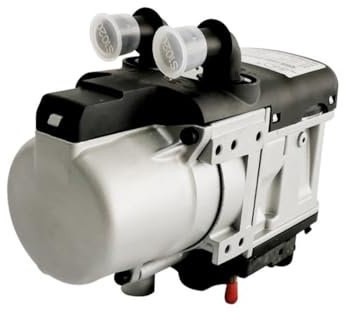 LVSEWOA Ensemble de Chauffage de stationnement 5 KW, Outil de Chauffage de l'eau à Essence et Diesel avec télécommande, pour Camping-Car, Bateau, Camion, remorque, 24 V