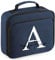Boys Personalised Lunch Bag Box with Any Name and Inital for Back to School (Navy Lunch Bag)