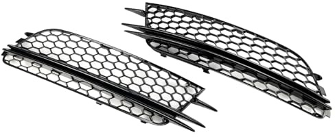 Artudatech Kühlergrill Frontstoßstangengrill 2PCS Passend für Audi A6 4G C7 2012-2015