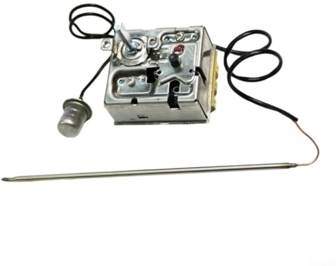 Thermostat mit 0-40°C Einstellbereich für 15kW Heizlüfter 16A 400V AC Kompatibel mit 5-22kW Heizsystemen Dual Sensor Thermoschalter WK-R36
