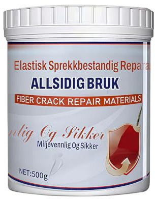 Pâte de réparation murale – Composé élastique pour rééducation | 500 g Mastic de calfeutrage type filtrations | Idéal pour maison, intérieur, cuisine, plafond, salon, couloir, béton, fibre de verre