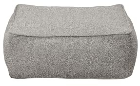 blomus Outdoor Hocker -Grow- | Sitzhocker Garten wetterfest | Farbe Earth Bouclé | Outdoor Pouf Lounge Modul | Terrasse Balkon Garten | ohne Bodenplatte