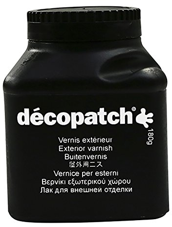 Décopatch VAUV180BO - Un pot de Vernis vitrificateur Extérieur aquapro 180 ml, aspect Satiné