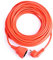 Verlängerungskabel, Kabel, Stromkabel, Steckdose, Steckdosen Kabel, 15 m, rot, RACEFOXX