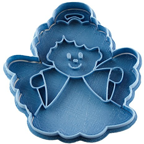 Cuticuter Natale Angel Scimmia Tagliapasta per biscotti blu, 8 x 7 x 1,5 cm
