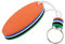 Fenteer Schwimmender Schlüsselanhänger in Surfbrett-Form, Wasserschwimmer, Marine, Segelboot, Posen, Grün & Orange, 8 x 3,5 cm
