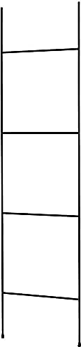 Blomus Handtuchleiter-69078 Handtuchleiter, Legierter Stahl, Schwarz, One Size