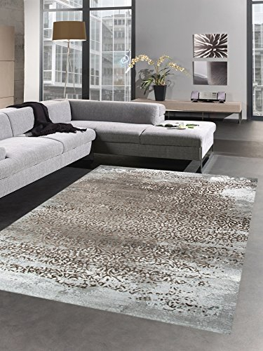 CARPETIA Moderner Teppich Antik Vintage Ornamente braun beige Größe 120x170 cm