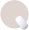 ProElife Premium Round Mouse pad Slim PU Leather Mousepad Mice Mat Dual-used for Home/Office/Business Magic Mouse and Wired Wireless Bluetooth Mouse, Noise-reduction/Waterproof (Gray/Silver)