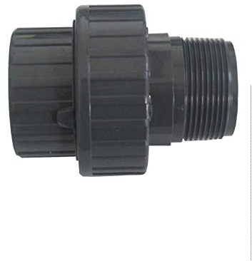 well2wellness PVC-U Raccord Pression Mixte - araccord adhésif x Filetage extérieur - 63 mm x 2 (200143)