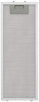 Klarstein Paolo 52 - Filtro Antigrasso in Alluminio, 16,8 x 44 cm, Filtro di Ricambio, Accessorio, Argento