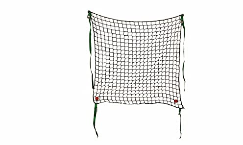 Profi Kofferraum-Netz 1.100 x 1.100 mm - PKW Sicherheitsnetz zur Ladungssicherung | Gepäcknetz mit Klemmschlossgurten für Auto | DEKRA Zertifiziert