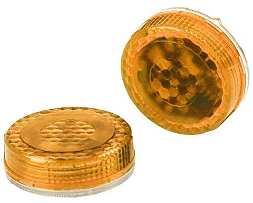 Car Door Warning Light, Riloer 2Pcs 5Led Safety Strobe Flashing Lights With Magnetic Induction Paste Installation - Yellow