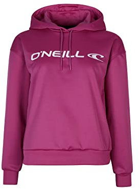 O'Neill Europe Rutile Hooded Fleece Felpa con Cappuccio, Rosso Fucsia, XS Donna