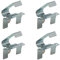 cyclingcolors 4x sockelfeder stahl klemme möbel klipse klammer halter feder Küchensockel küche