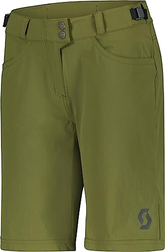 Scott Trail Flow Damen Fahrrad Short Hose kurz (Inkl. Innenhose) fir grün 2024: Größe: S (36/38)