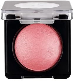 Flormar Fard à Joues Cuit – Maquillage Blush Poudre Haute Pigmentation à Effet Lumière Naturel – Longue Tenue pour Tous Types de Peaux – Texture Douce et Facile à Estomper, 040 Shimmer Pink
