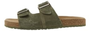 JACK & JONES Herren JFWLOUIS Suede Sandalen 12231428 ,Khaki ,42 EU