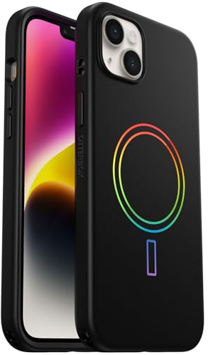 OtterBox Slim Serie Hülle für iPhone 14 Plus mit MagSafe, stoßfest, sturzsicher, ultraschlank, dünne schützende Hülle, getestet nach Militärstandard, Prism