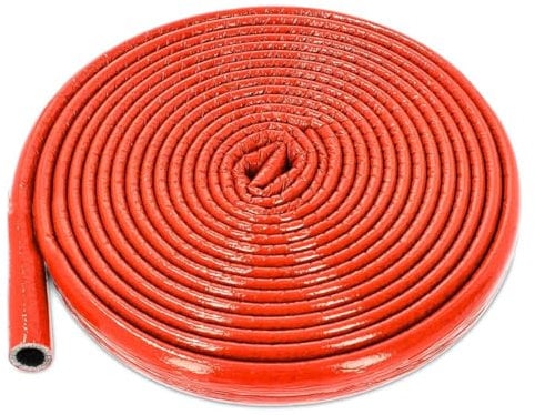Mon Mobilier Design Gaine mousse isolante 6 mm pour tube et tuyau Ø18 mm Rouge 50 m