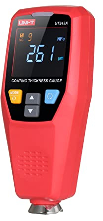 Dual Purpose Lackschichtdickenmessgerät für Eisensubstrat/Nichteisensubstratmessung Handheld Digital Coatings Thickness Tester 0~1750μm Automobil Galvanik Lackschichtdickenmessgerät